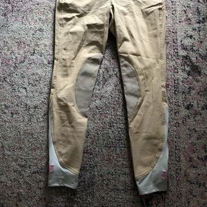 Tredstep Pants - Tredstep Symphony Rosa Euroseat Front Zip Breeches Tredstep Pants - Tredstep Symphony Rosa Euroseat Front Zip Breeches